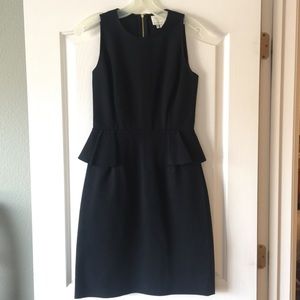Black Peplum Dress Kate Spade NEW